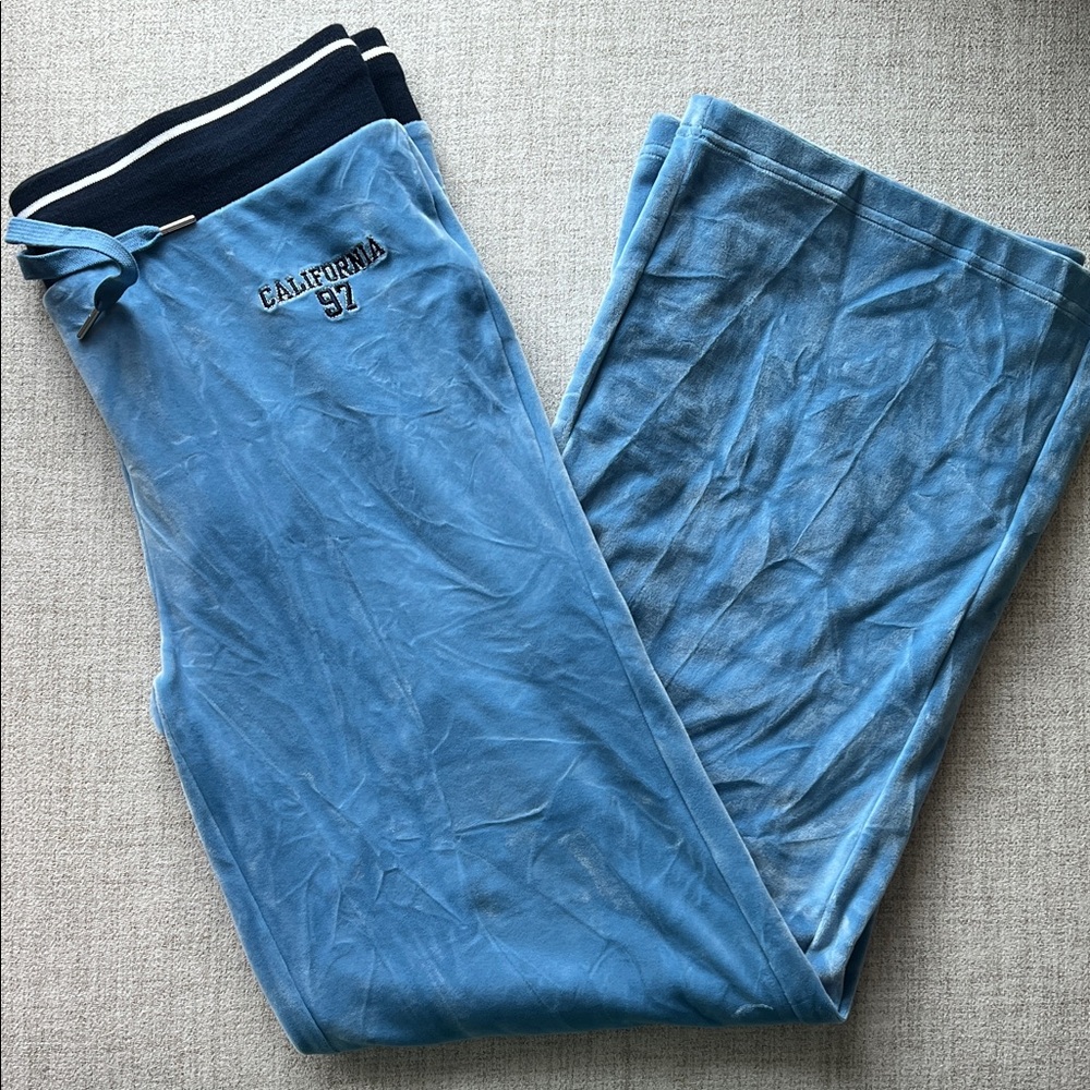 Zara California Velvet Sweatpants